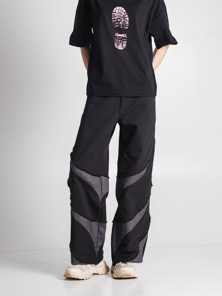 Deconstructed Baggy Jeans